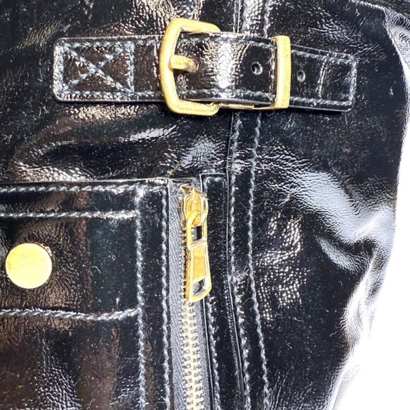 Yves Saint Laurent Rive Gauche Patent Leather Tote Bag - Picture 5 of 16